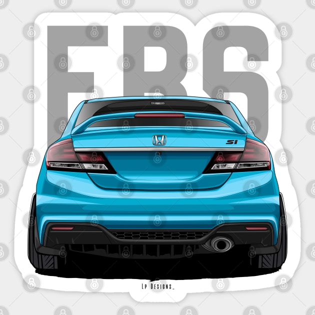 Civic Fb6 Sticker by LpDesigns_